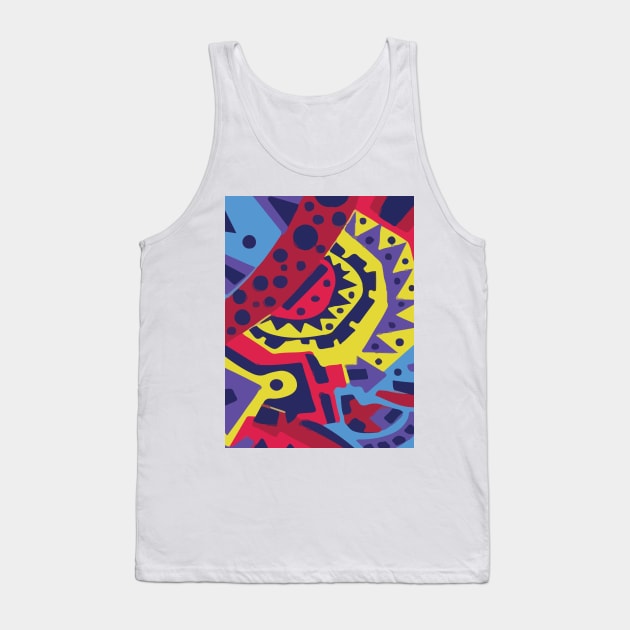 Abstract 1 Tank Top by MAINALINES